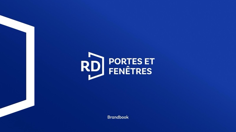 RD Portes & Fenêtres — brandbook, planche 1 sur 3